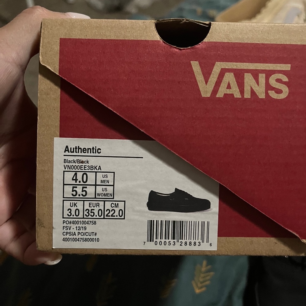 Black Vans